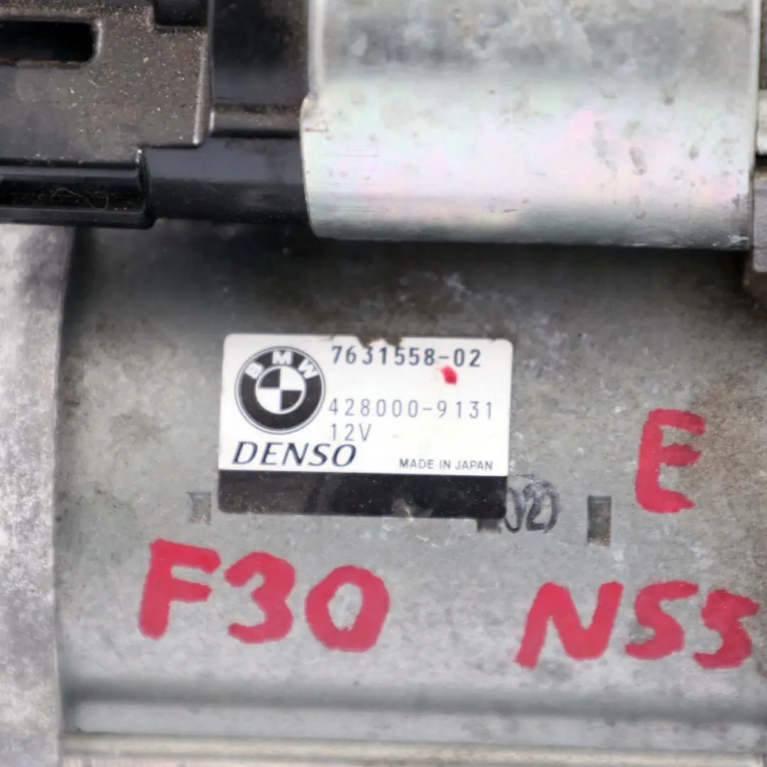 Starter BMW F20 M135i F30 335i F32 435i F80 M3 F82 M4 Motor Start to Engine with Part number 7631558 Engine Starter BMW F20 M135i F30 335i F32 435i F80 M3 F82 M4 Motor Start - SKU 7631558 - Part number 7631558