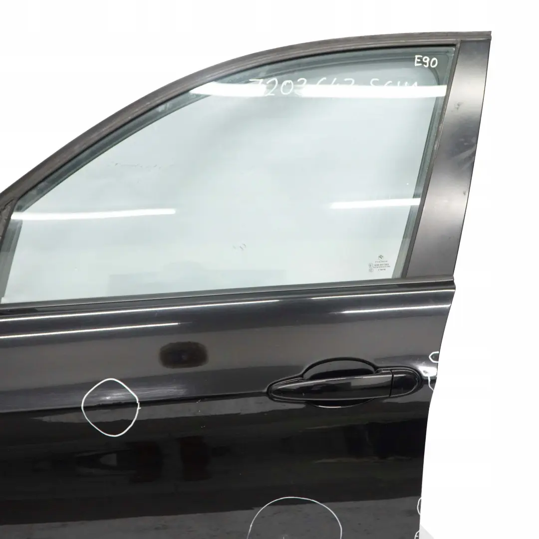 BMW 3 Series E90 E91 1 Door Front Left N/S Schwarz 2 Black - 668 - SKU 7203643-SCH1 - Part number 7203643