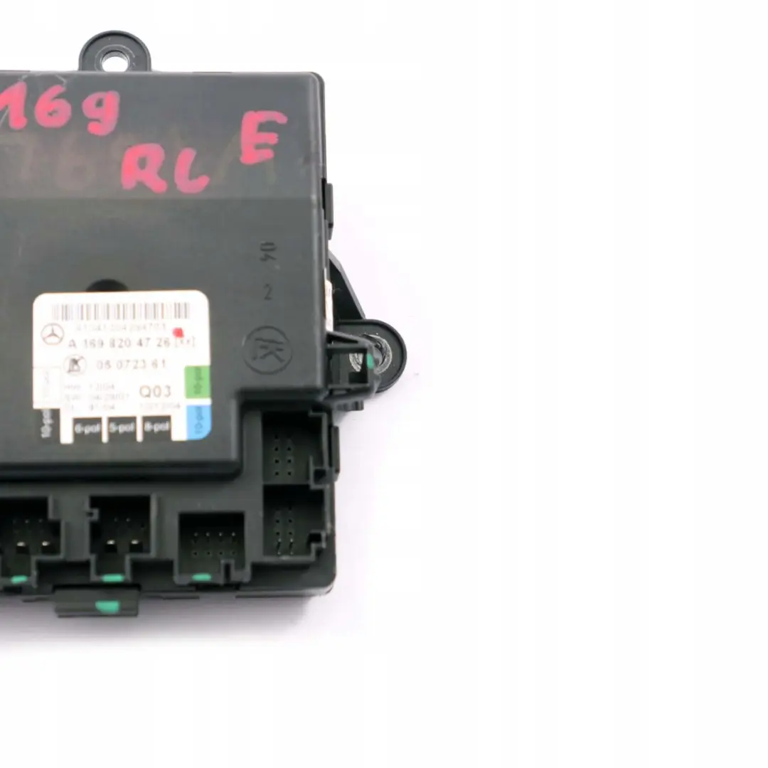 Puerta Trasera Izquierda Modulo Unidad De Control para Mercedes W169 con número de pieza A1698204726 Mercedes W169 Puerta Trasera Izquierda Modulo Unidad De Control - SKU A1698204726 - Número de pieza A1698204726