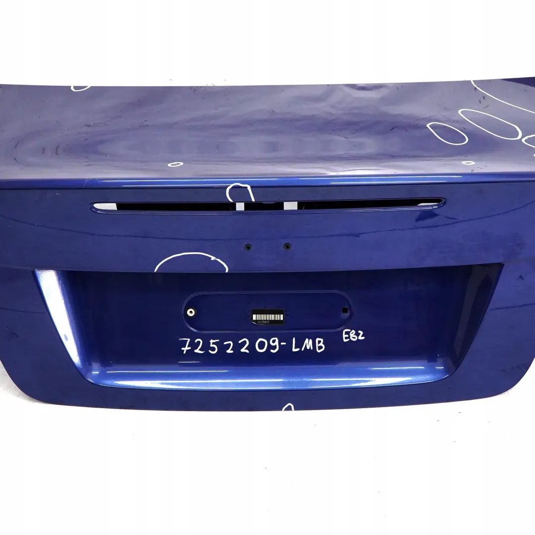Coupé Tailgate Bootlid Boot Lid Le Mans Blau Blue Metallic 381 to BMW 1 SERIES E82 with Part number 7252209 BMW 1 SERIES E82 Coupé Tailgate Bootlid Boot Lid Le Mans Blau Blue Metallic 381 - SKU 7252209-LMB - Part number 7252209