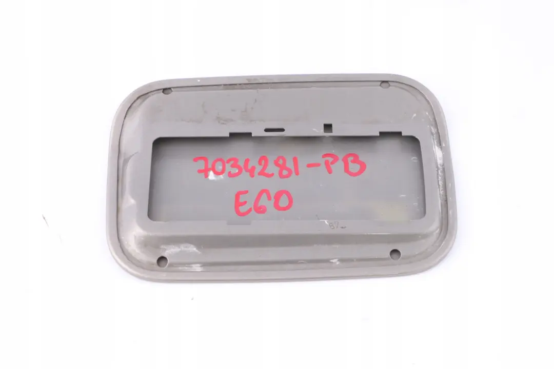 BMW 5 Series E60 E61 LCI Fuel Filler Fill-In Flap Cover Platinbronze Metallic - SKU 7034281-PB - Part number 7034281