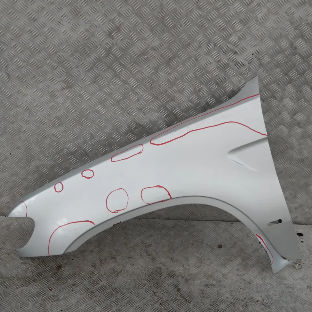 BMW X5 E53 Lato Conducente Pannello Laterale Ant. SX Parafango Argento-Titanio - SKU 7000385-TS - Numero di parte 7000385