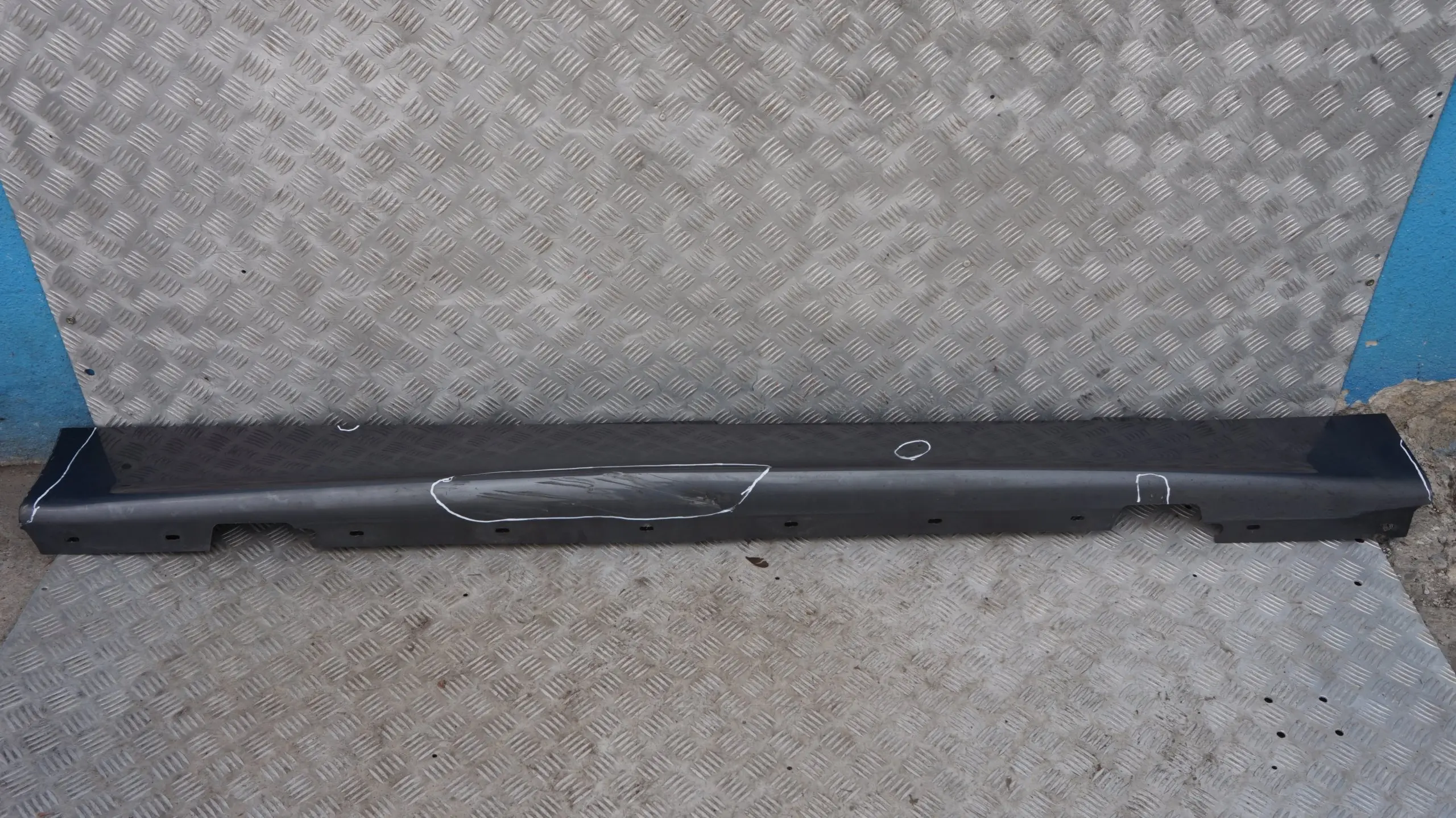 BMW 1 E87 Bas de Porte Couverture Seuil Droite Mousseux Graphite Metallic