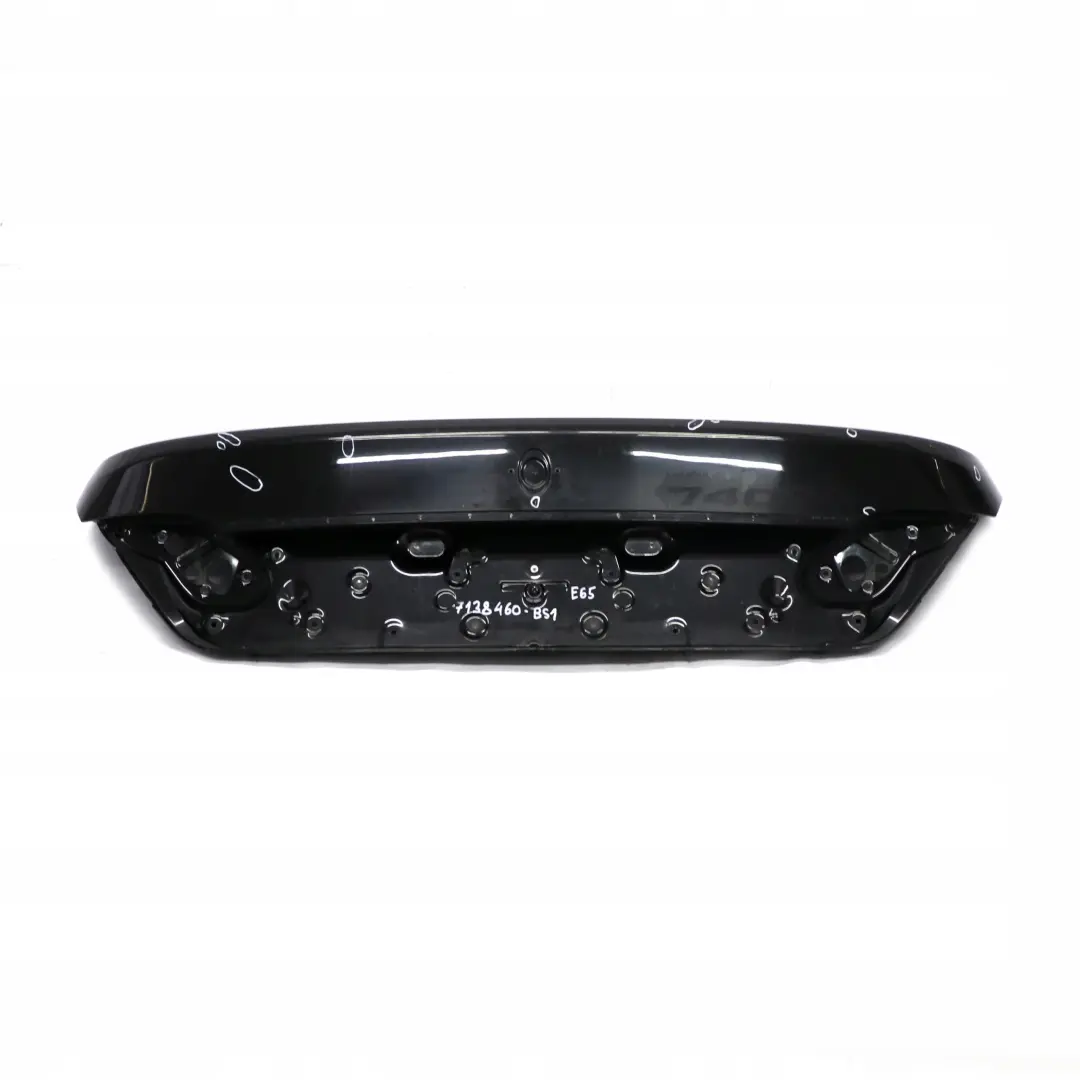 Genuine BMW 7 Series E65 E66 E67 Trunk Lid Boot Tailgate Black Sapphire - 475 to with Part number 7138460 Genuine BMW 7 Series E65 E66 E67 Trunk Lid Boot Tailgate Black Sapphire - 475 - SKU 7138460-BS - Part number 7138460