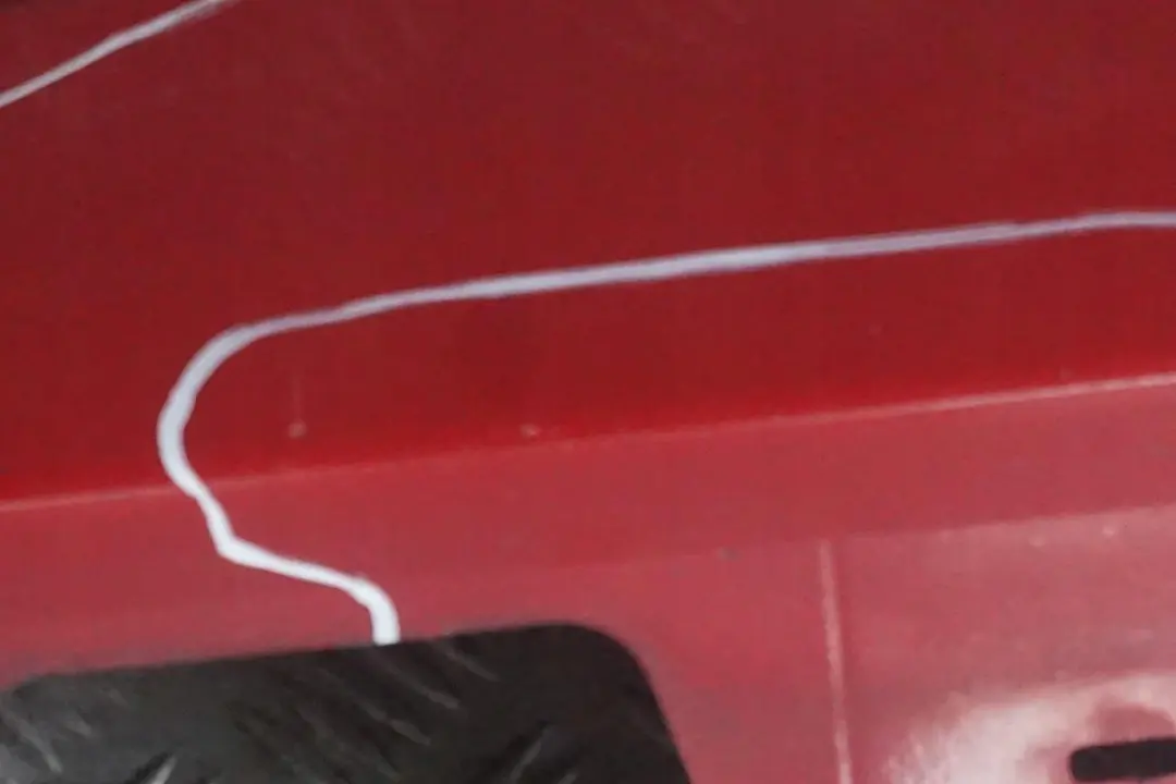 BMW E90 E91 LCI Listello Portiera Apertura Gonna Dx Rosso-Cremisi Rossa - SKU 0037060-KAR1 - Numero di parte 0037060