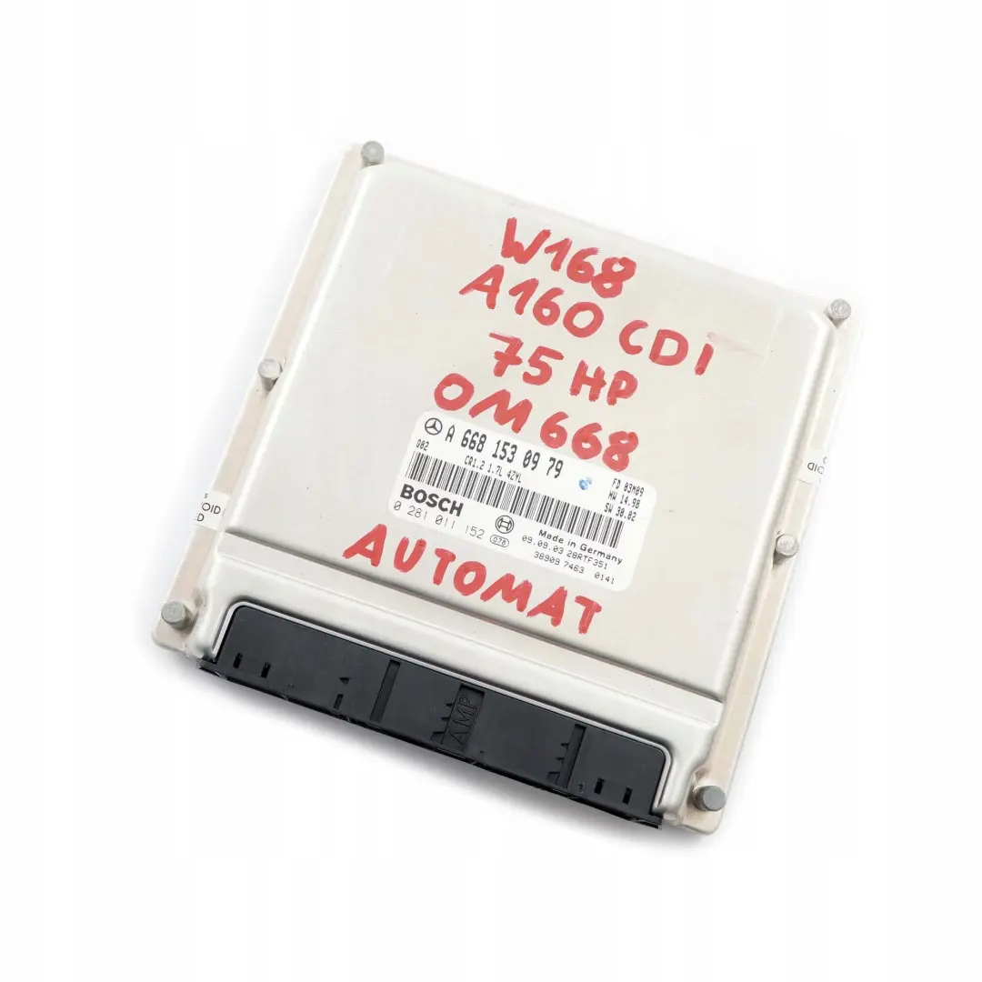  Mercedes-Benz W168 A 160 CDI OM668 Engine Control Module Automatic - SKU A6681530979 - Part number A6681530979