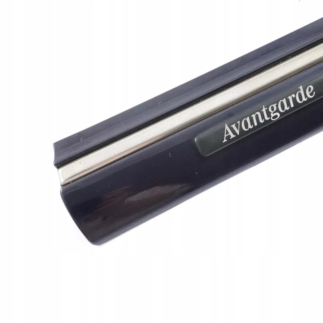 Mercedes-Benz E W210 Front Right Fender Trim Molding Strip Tanzanite Blue 359 to with Part number A2106900282 Mercedes-Benz E W210 Front Right Fender Trim Molding Strip Tanzanite Blue 359 - SKU A2106900282-TB - Part number A2106900282