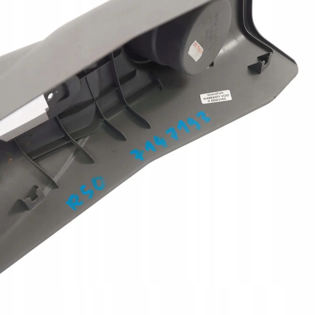 Tunel konsola uchwyt osłona ręcznego grey do MINI R50 o numerze 7147193 MINI R50 Tunel konsola uchwyt osłona ręcznego grey - SKU 7147193 - Numer Części 7147193