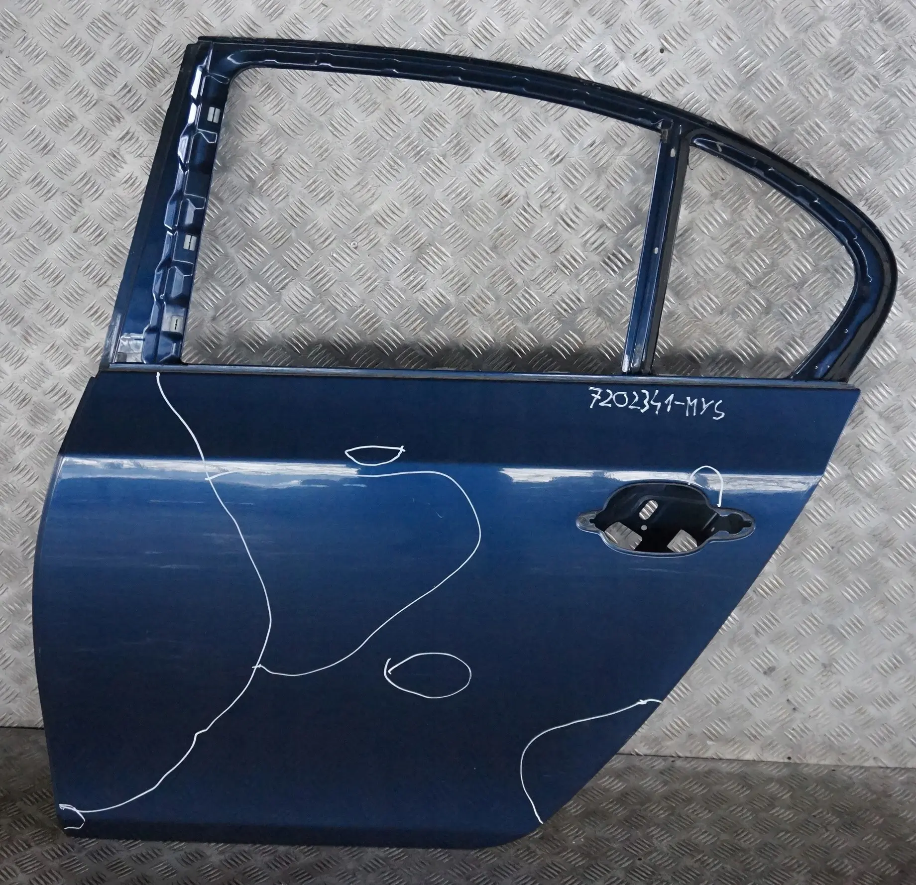 GenuineBMW E60 Puerta Trasera Izquierda Mysticblau Mystic Blue Metallic A07