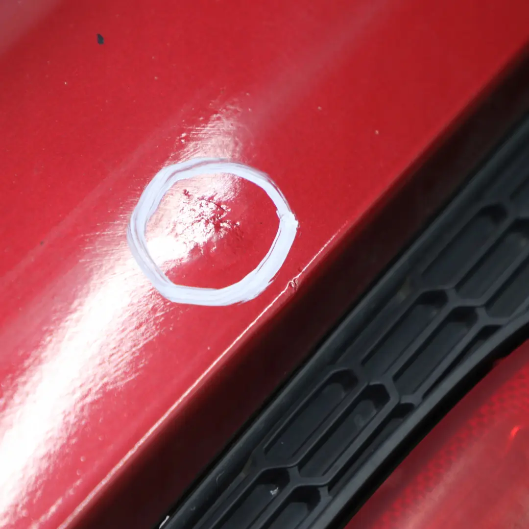 Mini Cooper S R56 R57 Stossfänger Stoßstange Hinten Rot Gefärbt - SKU 0430252-RED - Teilenummer 0430252