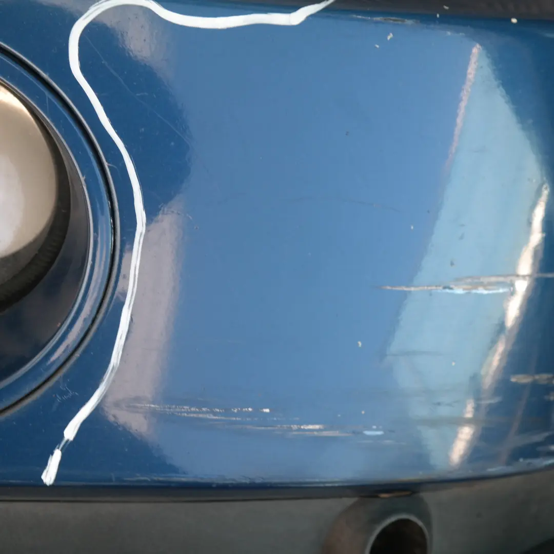 BMW X5 Series E53 Front Bumper Panel PDC Topasblau Topaz Blue Metallic - 361 - SKU 0010150-TPB - Part number 10150