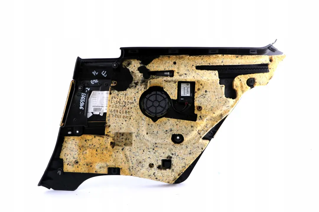Door Card Lining Black Anthracite Trim Panel Rear Left N/S to BMW 3 Series E92 with Part number 9165913 BMW 3 Series E92 Door Card Lining Black Anthracite Trim Panel Rear Left N/S - SKU 9165913 - Part number 9165913