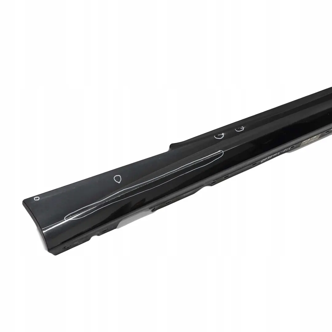 BMW E87 LCI Listello Portiera Apertura Gonna Dx Black Zaffiro - SKU 0036144-BS7 - Numero di parte 51770036144
