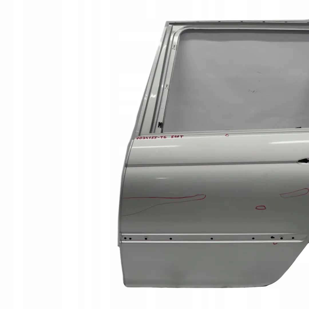 Door Rear Left N/S Titansilber Titan Silber - 354 to BMW 3 Series E46 Touring with Part number 7034155 BMW 3 Series E46 Touring Door Rear Left N/S Titansilber Titan Silber - 354 - SKU 7034155-TS - Part number 7034155