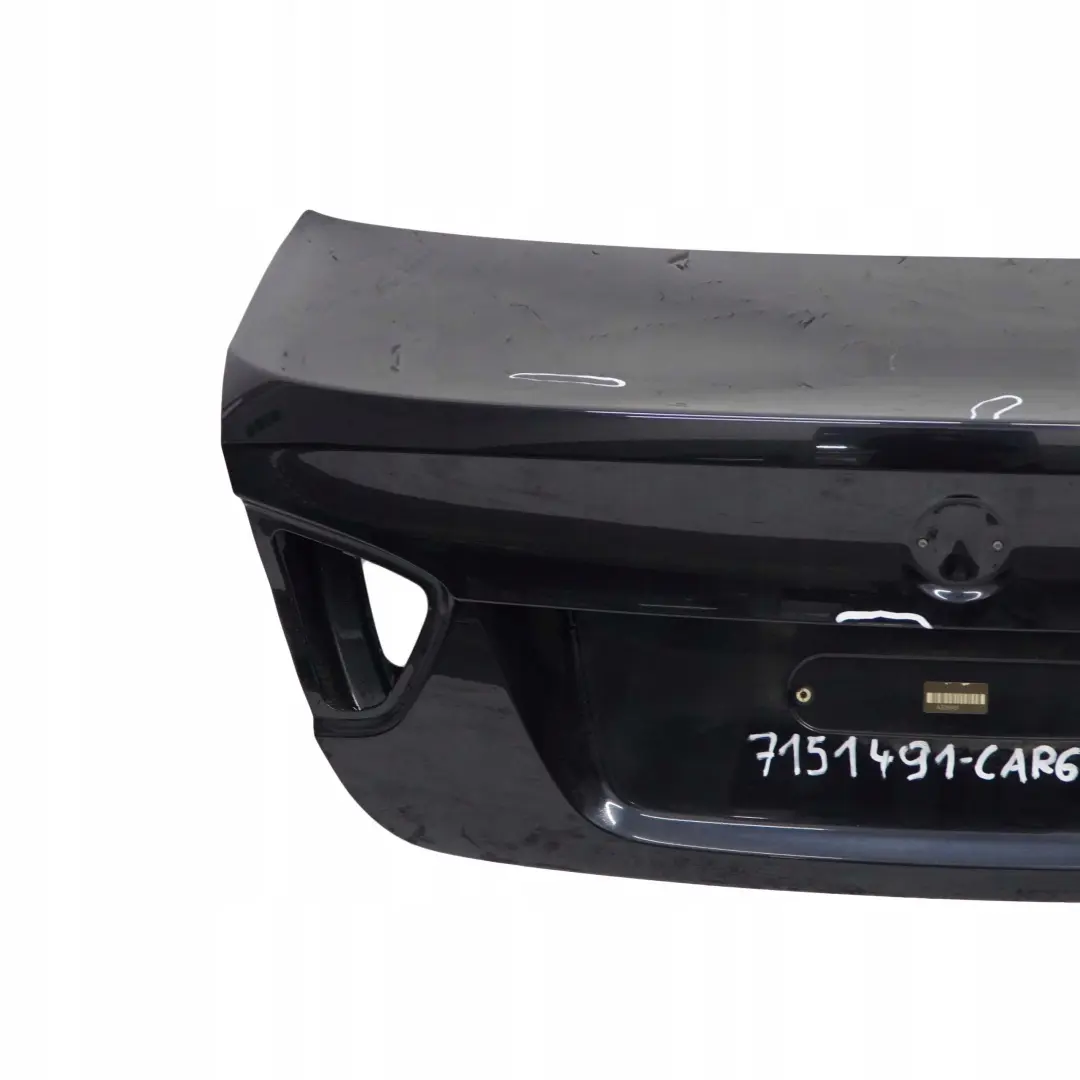 BMW 3 E90 6 Saloon Trunk Lid Tailgate Boot Carbonschwarz Carbon Black - 416 - SKU 7151491-CAR6 - Part number 7151491