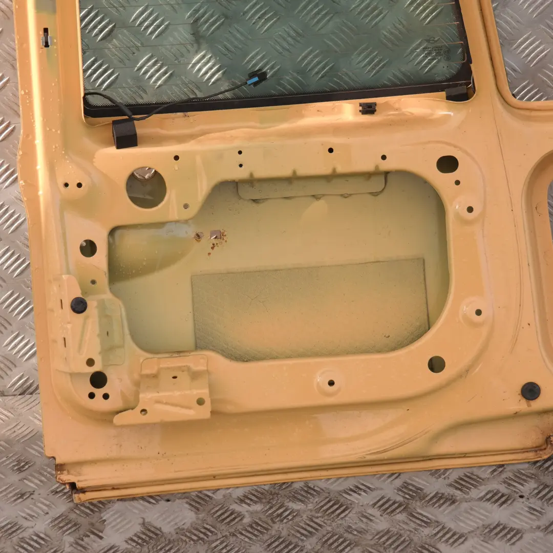 Heckklappe Splitdoor hinten links Mellow Yellow Gelb für Mini Clubman R55 mit Teilenummer 2757715 Mini Clubman R55 Heckklappe Splitdoor hinten links Mellow Yellow Gelb - SKU 2757715-MY - Teilenummer 2757715