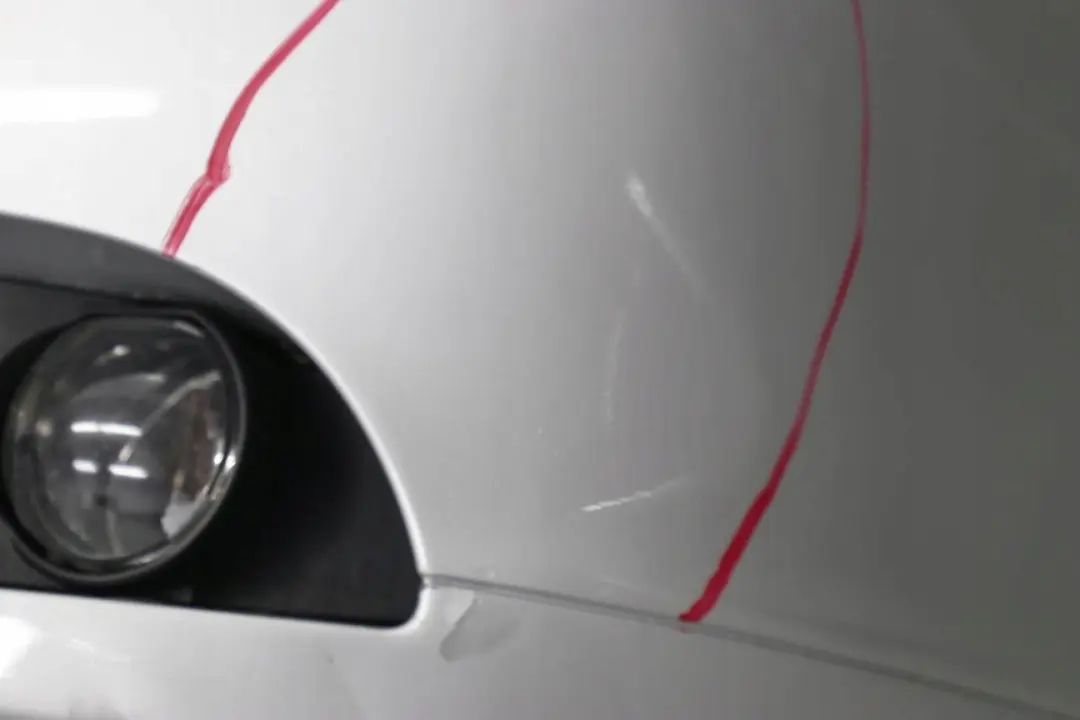 BMW 5 Series E60 E61 Front Bumper Trim Panel Titansilber Titan Silver - SKU 0149246-TS3 - Part number 0149246