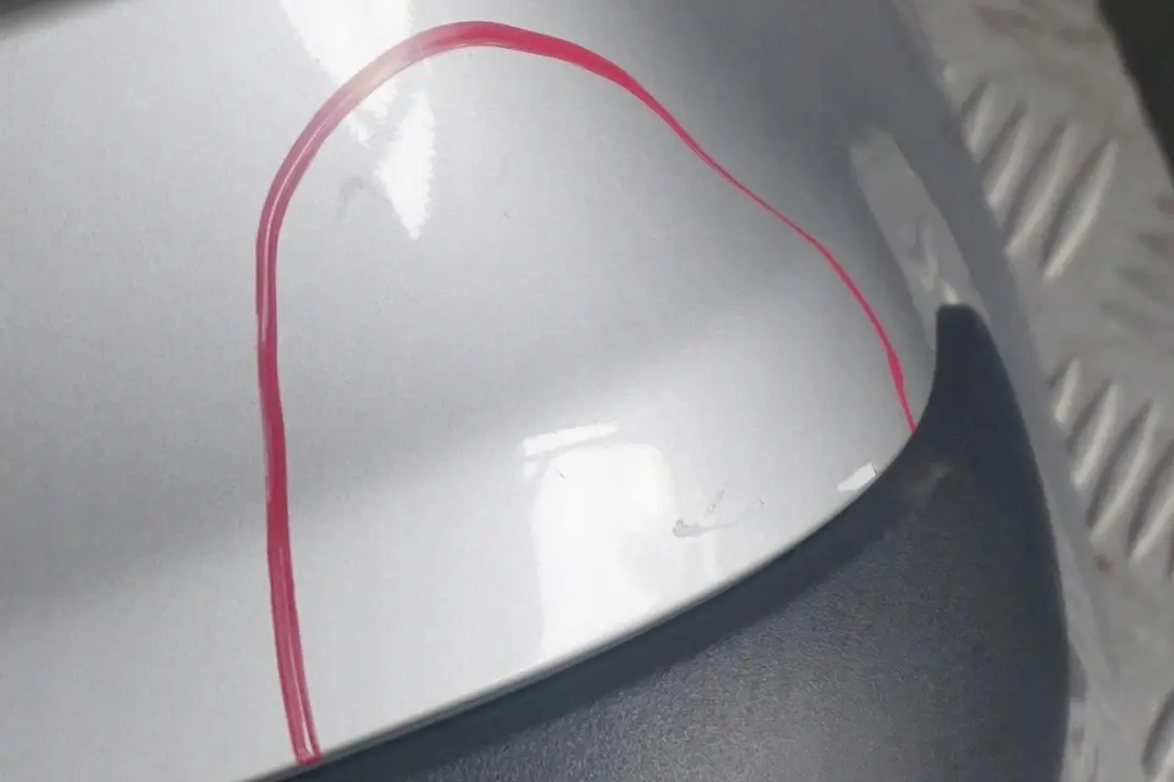 Bumper Trim Panel Polar Silver Metallic - 761U to Mercedes A-Class W168 Rear with Part number A1688852625 Mercedes A-Class W168 Rear Bumper Trim Panel Polar Silver Metallic - 761U - SKU A1688852625-PS - Part number A1688852625