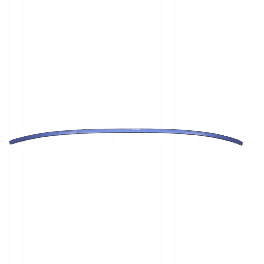 Left Roof Moulding Railing Gutter Trim N/S Montegoblau Blue A51 to BMW E90 with Part number 51130032753 BMW E90 Left Roof Moulding Railing Gutter Trim N/S Montegoblau Blue A51 - SKU 0032753-MTB - Part number 51130032753