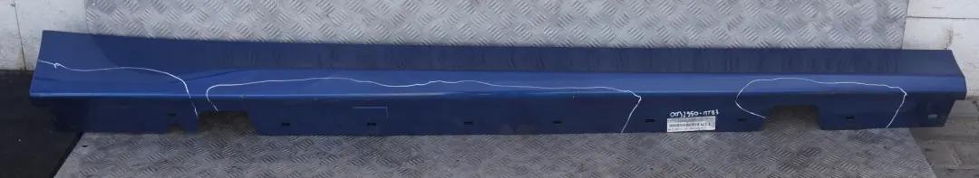 BMW E90 E91 Listello Portiera Apertura Gonne Destra Montegoblau Blu - SKU 0032950-MTB3 - Numero di parte 51770032950
