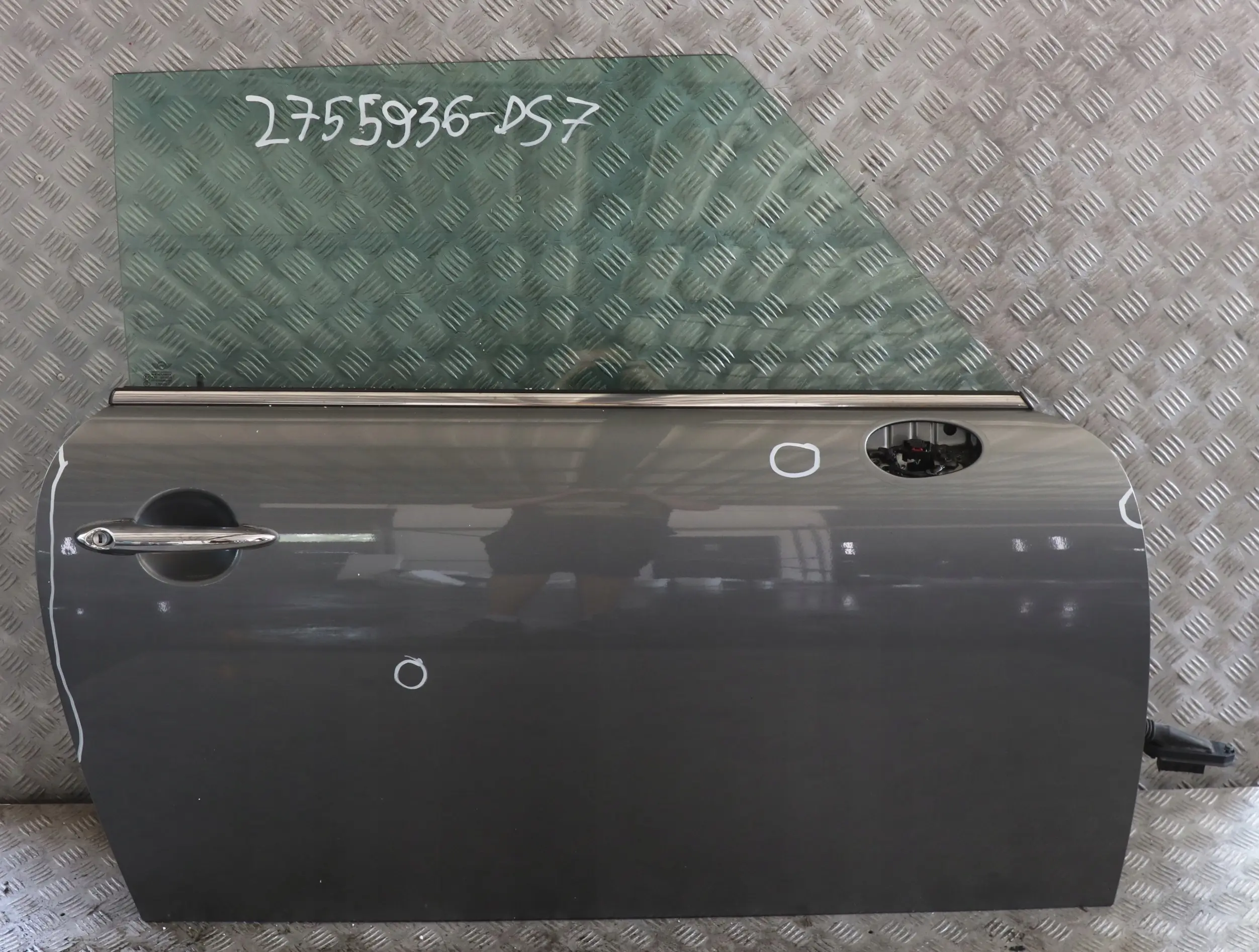 BMW MINI Cooper R55 R56 R57 R58 R59 7 Beifahrer Tür vorne rechts Dark Silber