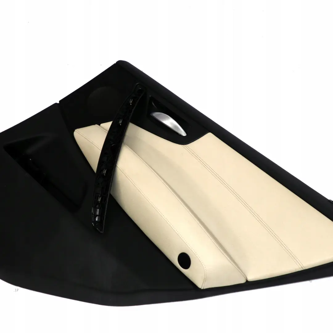 BMW X3 E83 LCI Trasero Derecho Forro De La Tarjeta De Puerta Cuero Nevada Oyster - SKU 3453430 - Número de pieza 3453430