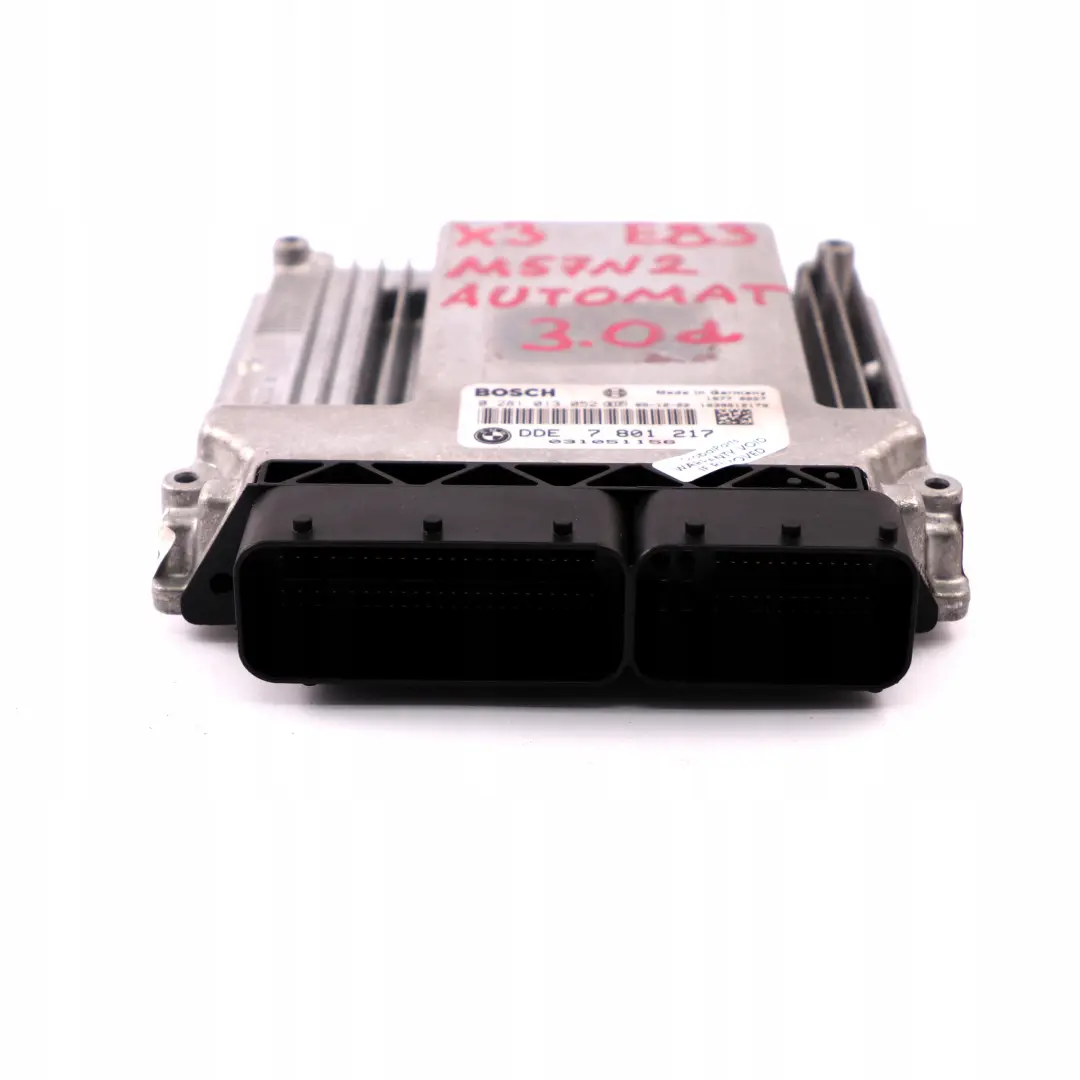 M57N2 218PS ecu Dme Appareil de Commande pour BMW X3 Serie E83 3.0d à propos du numéro de pièce 7801217 BMW X3 Serie E83 3.0d M57N2 218PS ecu Dme Appareil de Commande - SKU 7801217 - Numéro de pièce 7801217