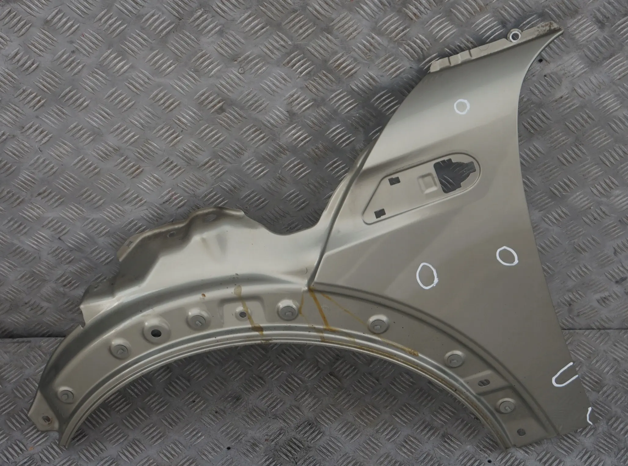 Mini Cooper 6 R55 R56 R57 Pannello Laterale Parafango Anteriore Sinistro Argento