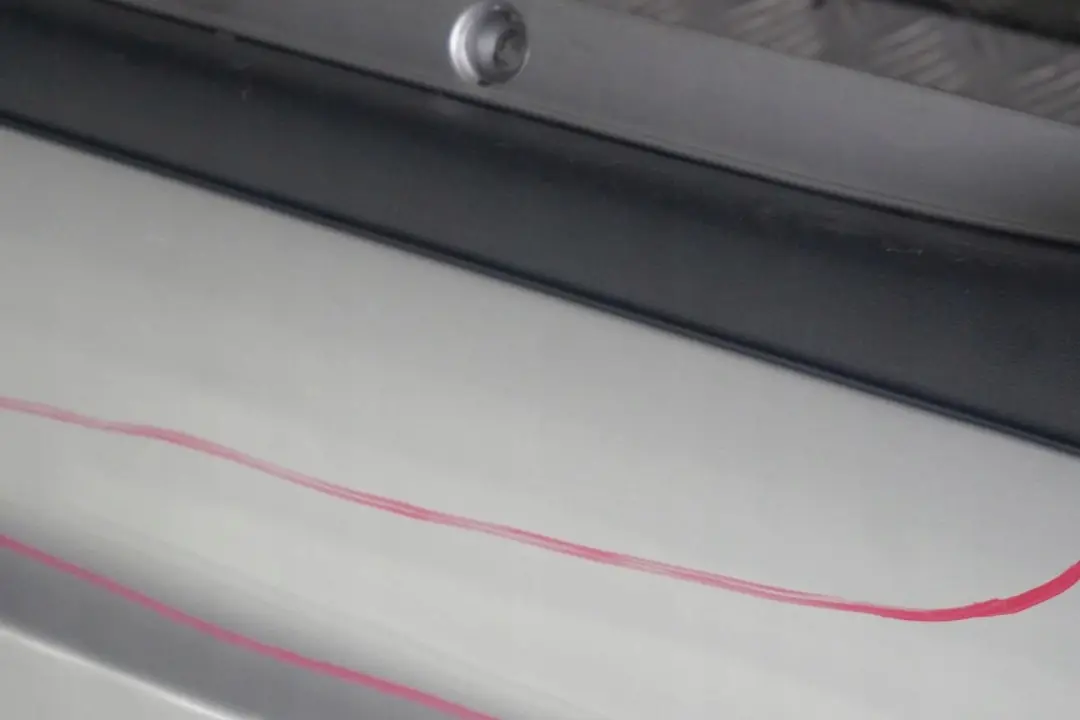 Bumper Trim Panel Polar Silver Metallic - 761U to Mercedes A-Class W168 Rear with Part number A1688852625 Mercedes A-Class W168 Rear Bumper Trim Panel Polar Silver Metallic - 761U - SKU A1688852625-PS - Part number A1688852625