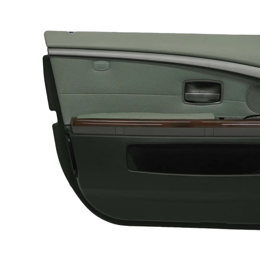 BMW 7 E65 E66 Panneau Portieres Revetement a L'Avant Gauche Cuir Nasca Vert - SKU 7142669 - Numéro de pièce 7142669