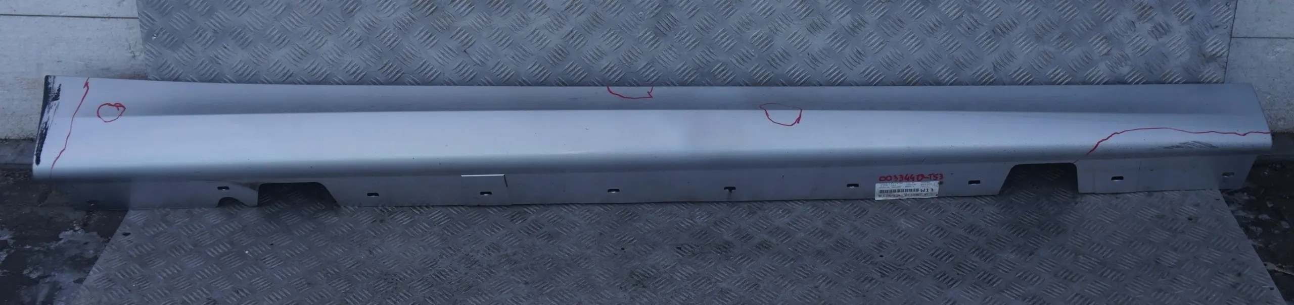 BMW E90 E91 M Sport Sill strip side skirt right Titansilber Silv