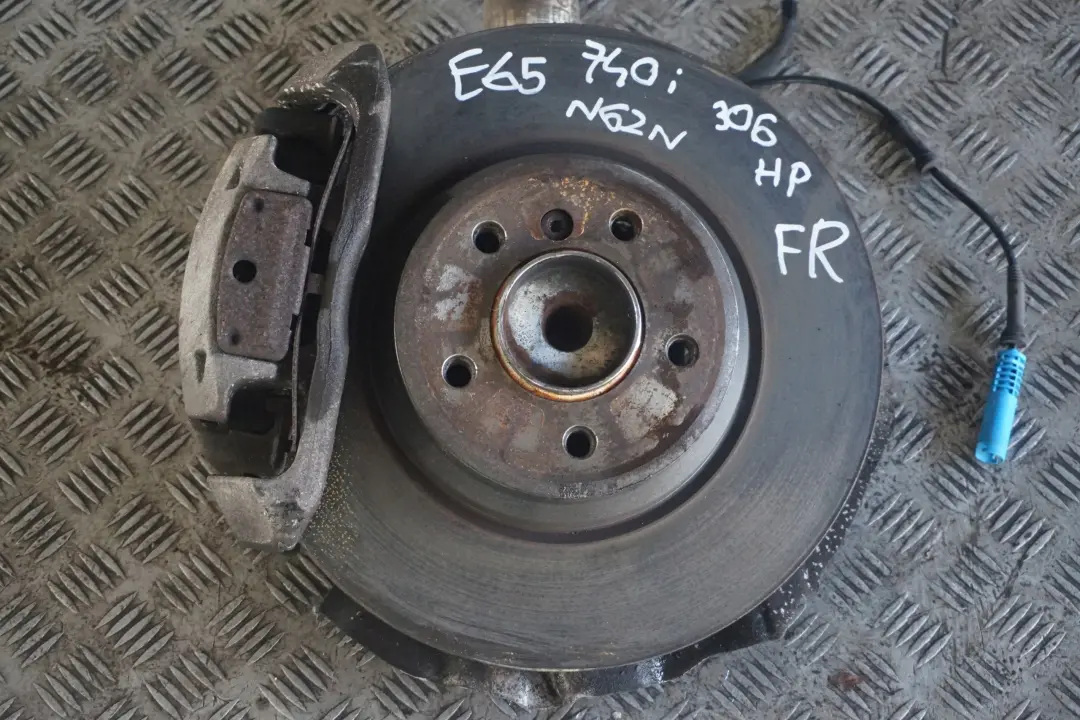 BMW E65 740i N62N Delantero Derecho O / S Spring Strut Suspension Pierna Freno - SKU 6770166 - Número de pieza 6770166
