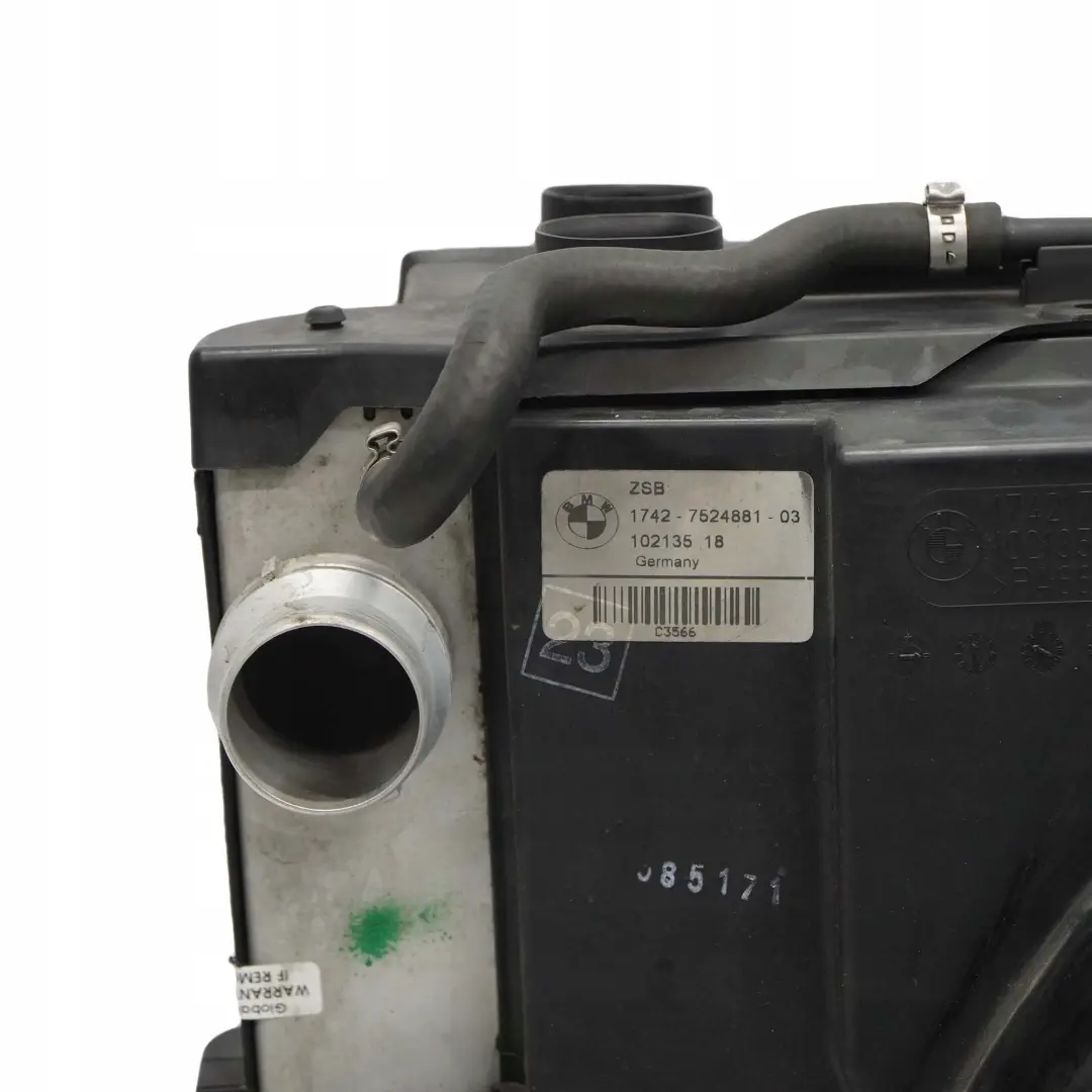 N62 735i 745i Completo Motore Struttura Ventola per BMW E65 E66 con numero di parte 7508023 BMW E65 E66 N62 735i 745i Completo Motore Struttura Ventola - SKU 7508023-1 - Numero di parte 7508023