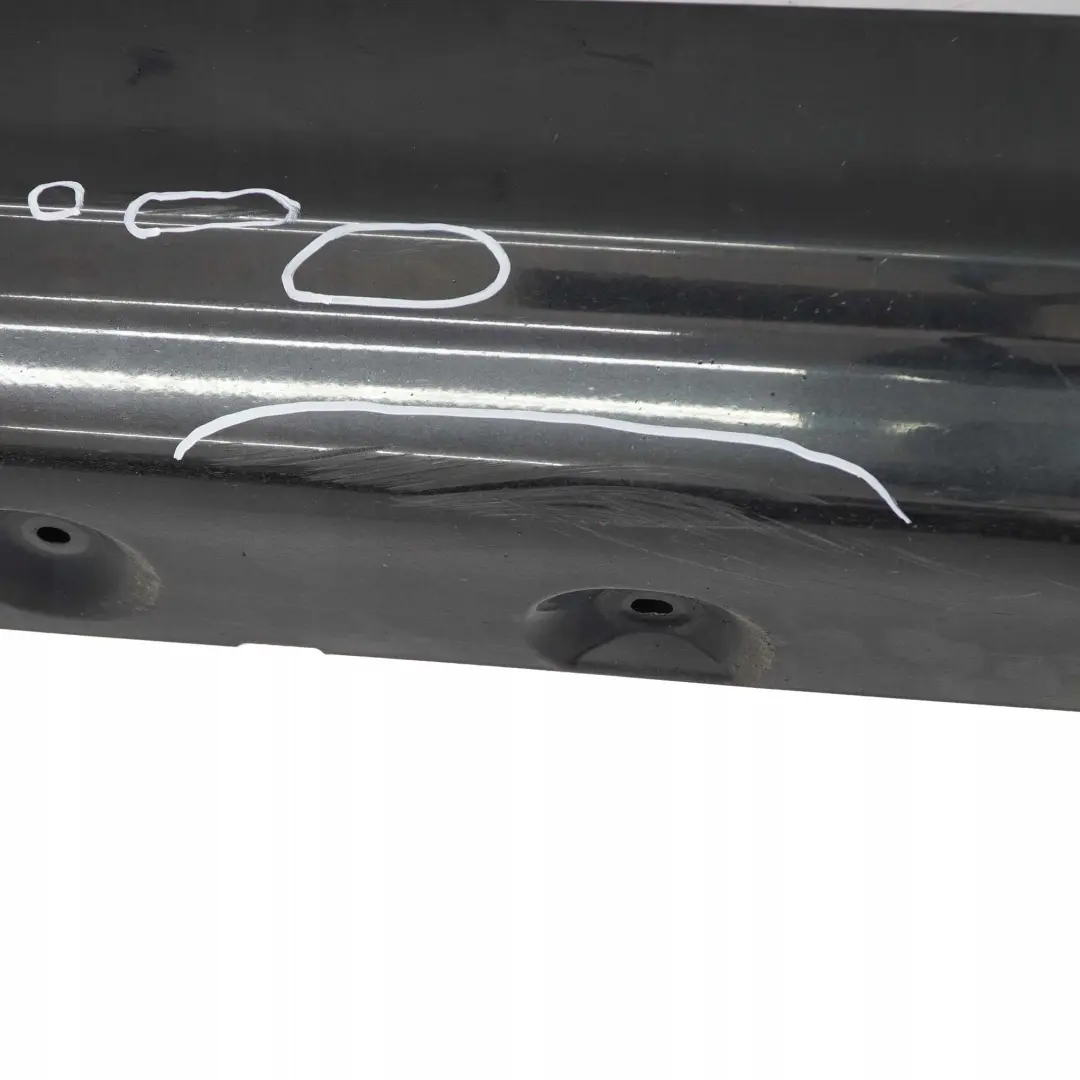 BMW E46 Listwa progowa próg lewy black saphire - SKU 9071633-BS - Numer Części 9071633