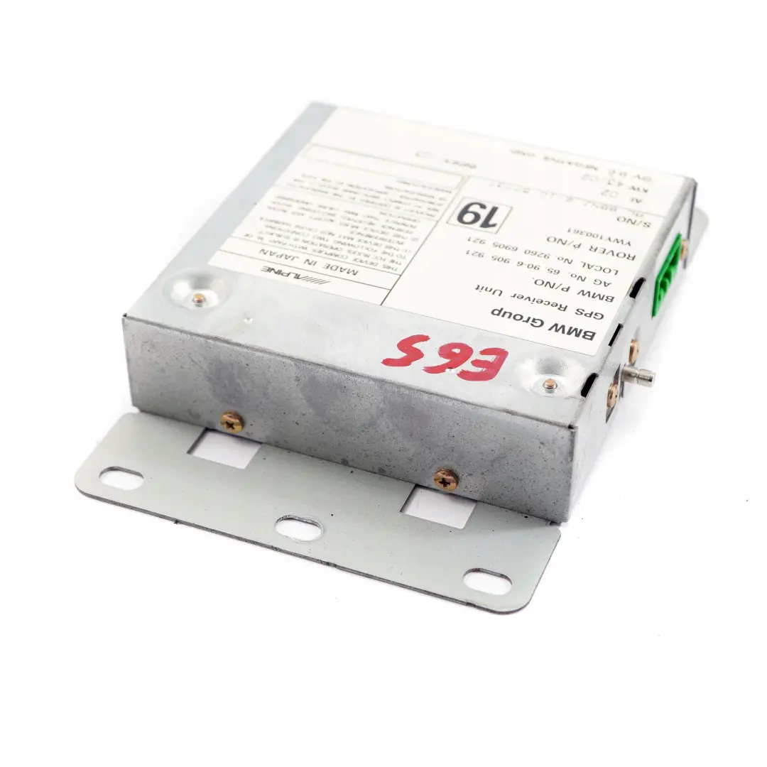 GPS Empfänger Steuergerät Modul Japan für BMW 3 5 7 X5 E39 E46 E53 E65 mit Teilenummer 6905921 BMW 3 5 7 X5 E39 E46 E53 E65 GPS Empfänger Steuergerät Modul Japan - SKU 6905921 - Teilenummer 6905921