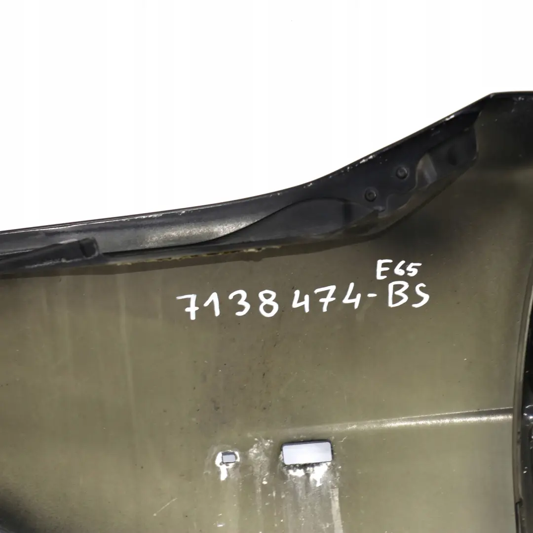 Side Panel Wing Front Right O/S Black Sapphire - 475 to BMW 7 Series E65 E66 with Part number 7138474 BMW 7 Series E65 E66 Side Panel Wing Front Right O/S Black Sapphire - 475 - SKU 7138474-BS - Part number 7138474