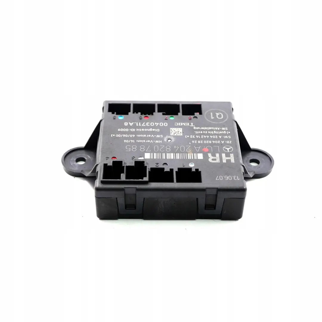 Mercedes-Benz Clase C W204 Rear Right Door Control Unit Module para con número de pieza A2048207885 Mercedes-Benz Clase C W204 Rear Right Door Control Unit Module - SKU A2048207885 - Número de pieza A2048207885
