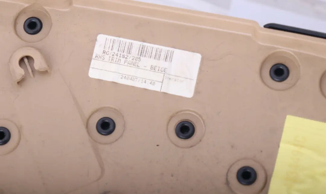 Mini Cooper One R56 Innenverkleidung Seitenteil Hinten Rechts Beige - SKU 2756052 - Teilenummer 2756052