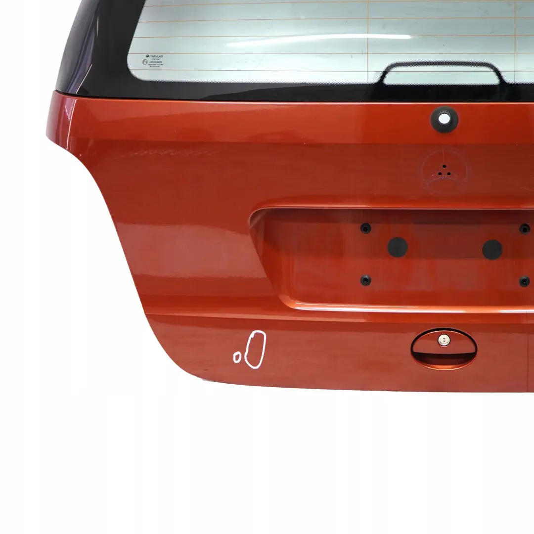 Mercedes-Benz A-Class W168 Boot Trunk Lid Tailgate Mica Coral Orange - 490 to with Part number A1687405205 Mercedes-Benz A-Class W168 Boot Trunk Lid Tailgate Mica Coral Orange - 490 - SKU A1687405205-COR - Part number A1687405205