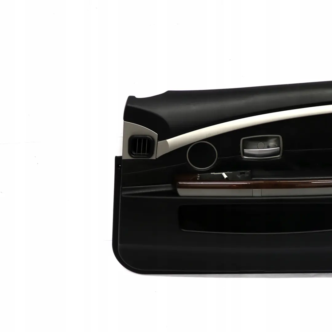 BMW 7 Series E65 E66 Front Right O/S Door Card Leather Nasca Black Lining Trim - SKU 9154458 - Part number 9154458