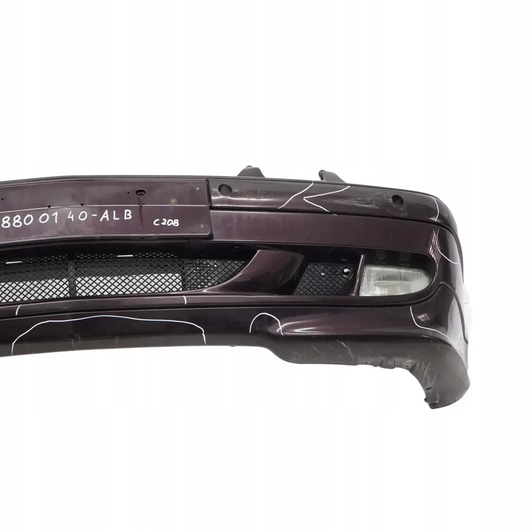  Mercedes-Benz CLK-Class W208 Front Bumper Trim Panel Almandine Black - 182 - SKU A2088800140-ALB - Part number A2088800140