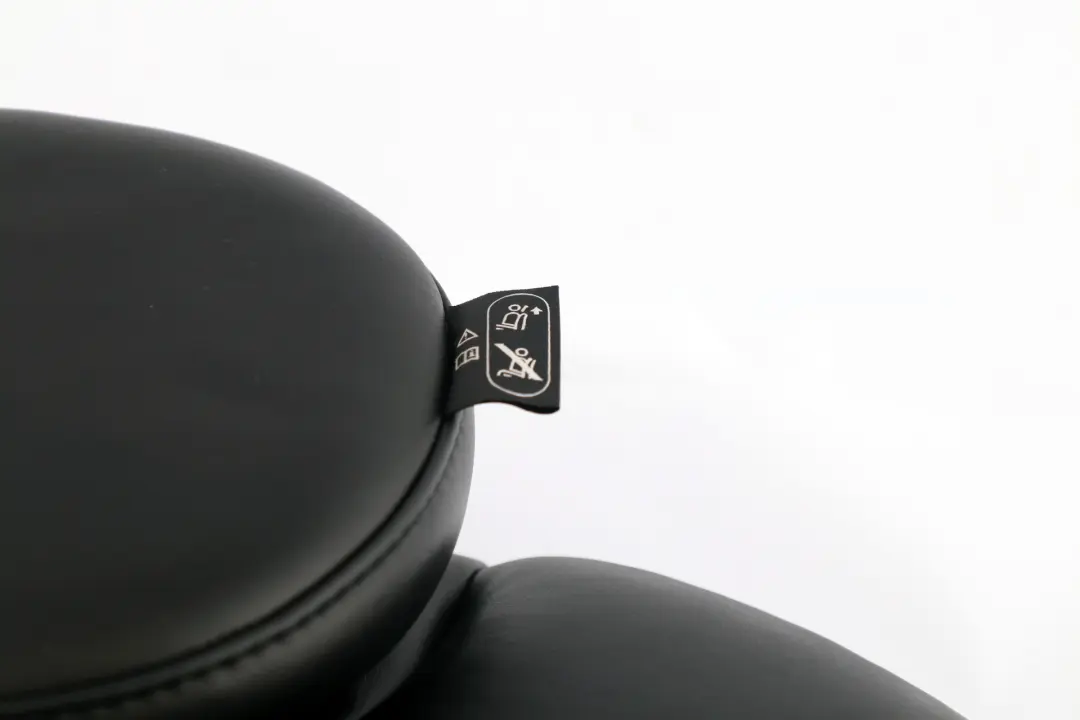 Left N/S Seat Backrest Black Leather to Mini Cooper R56 Rear with Part number 7229619 Mini Cooper R56 Rear Left N/S Seat Backrest Black Leather - SKU 7229619 - Part number 7229619