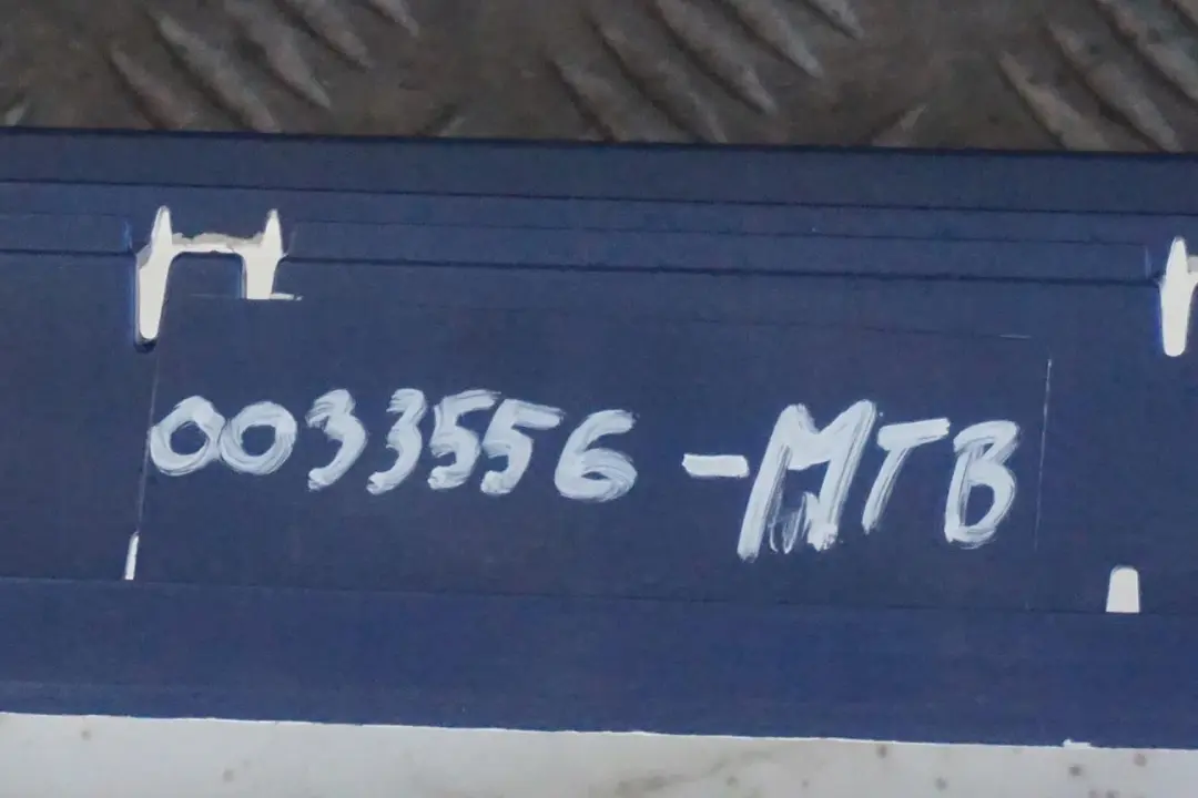 Sill Strip Side Skirt Right O/S Montegoblau Blue A51 to BMW 1 Series E87 M Sport with Part number 0033556 BMW 1 Series E87 M Sport Sill Strip Side Skirt Right O/S Montegoblau Blue A51 - SKU 0033556-MTB - Part number 0033556