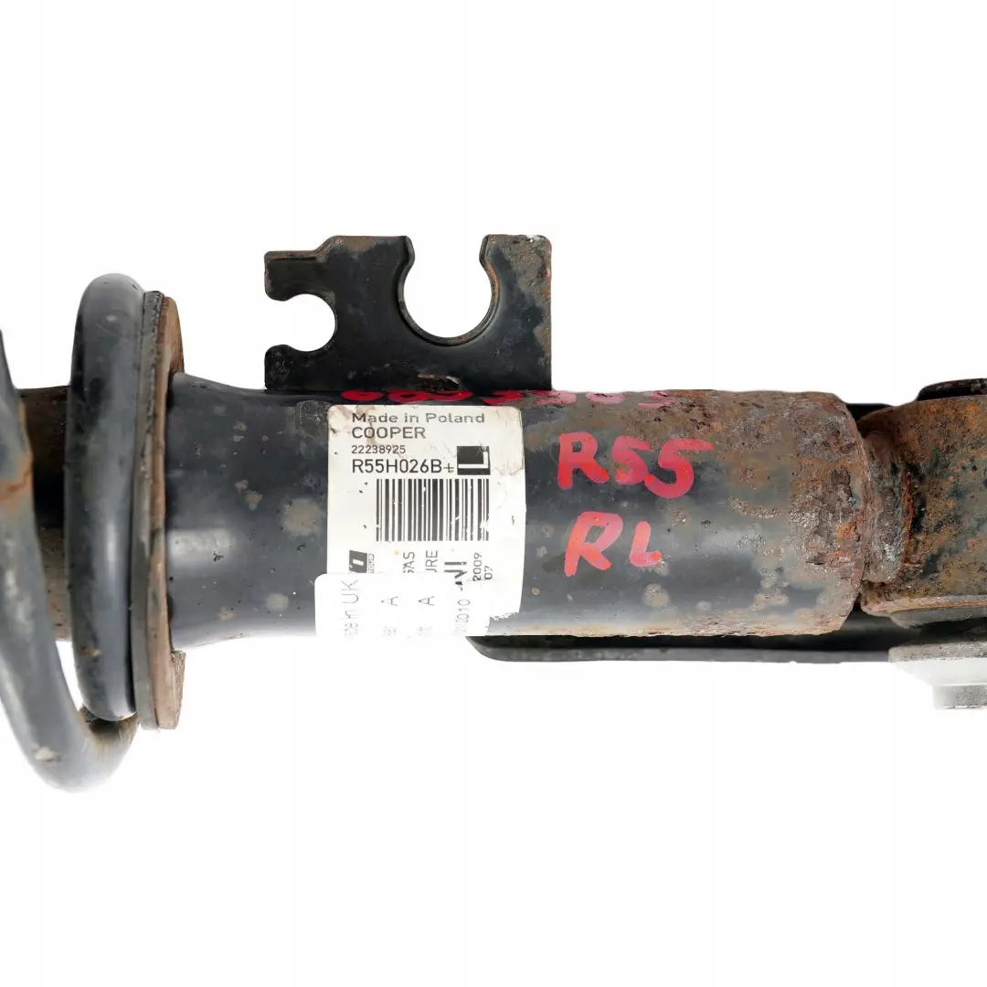 Left N/S Shock Absorber Spring Strut Suspension to BMW Mini R55 Clubman Rear with Part number 6853963 BMW Mini R55 Clubman Rear Left N/S Shock Absorber Spring Strut Suspension - SKU 6853963 - Part number 6853963