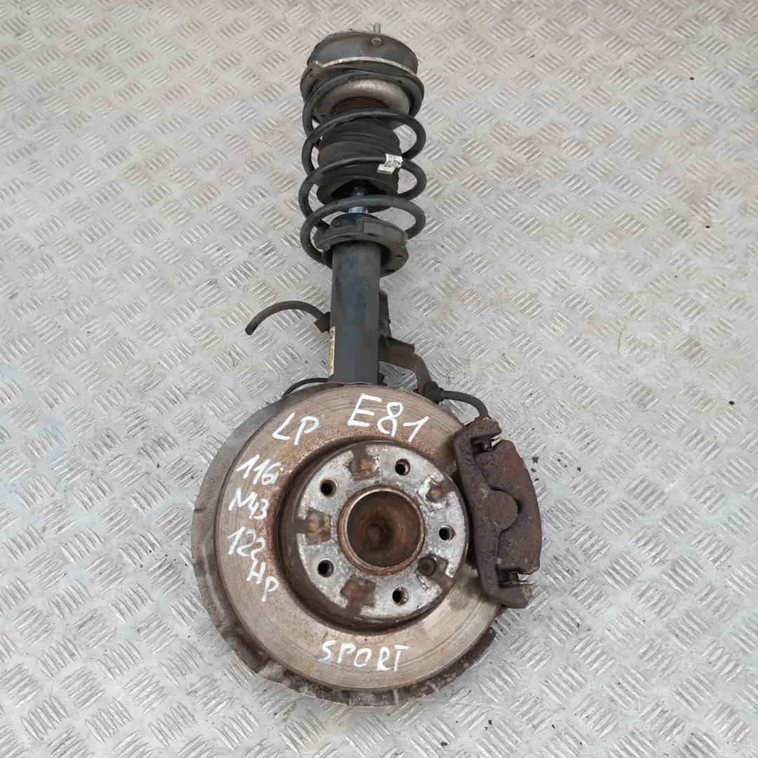 BMW 1 SERIES E81 116i N43 FRONT LEFT N/S LEG M-SPORT SUSPENSION AXLE BRAKE DISC - SKU 6782857 - Part number 31316782857