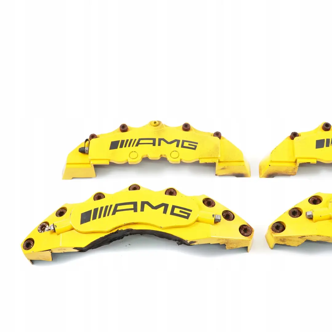  Mercedes-Benz Clase C W204 AMG Freno Delantero Trasero Cubre Juego Amarillo - SKU AMG Brake Calipers - Número de pieza AMG Brake Calipers