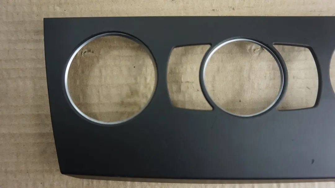 BMW 3 Series E90 E91 LCI Front plate of controls air conditioner CHROME - SKU 9137561 - Part number 51459137561