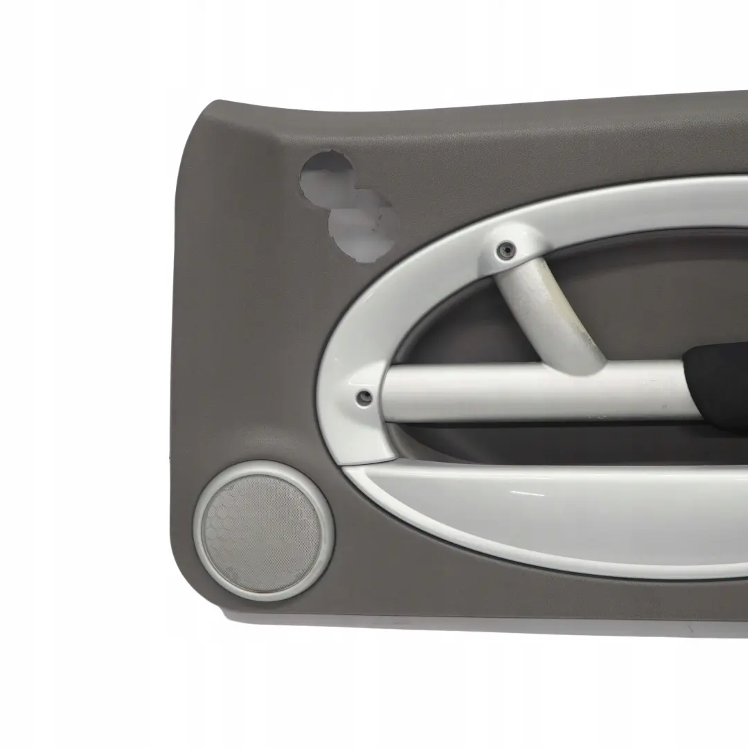 BMW Mini R50 R53 Front Right O/S Door Card Side Trim Panel Cloth Silver Grey - SKU 7070592 - Part number 7070592