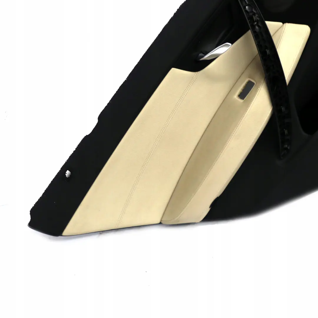 Left N/S Door Card Lining Trim Leather Nevada Oyster to BMW X3 Series E83 LCI Rear with Part number 3453429 BMW X3 Series E83 LCI Rear Left N/S Door Card Lining Trim Leather Nevada Oyster - SKU 3453429 - Part number 3453429