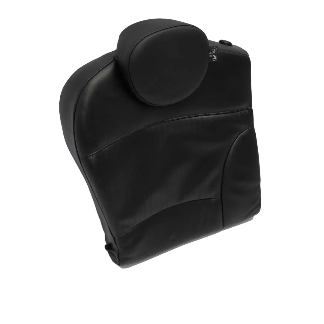 Hinten Rechts Sitz Rückenlehne Schwarz Leder Punch für Mini Cooper One R55 Clubman mit Teilenummer 7229762 Mini Cooper One R55 Clubman Hinten Rechts Sitz Rückenlehne Schwarz Leder Punch - SKU 7229762 - Teilenummer 7229762